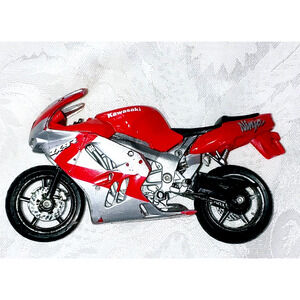 KAWASAKI Ninja ZX-9 R Red Maisto 1:18 Motorcycle Diecast Bike Toy Model